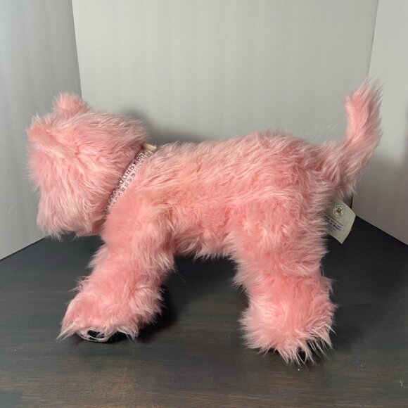 Build-A-Bear Pink Shaggy Terrier Dog Plush – Retired – 16” - Picture 3 of 8